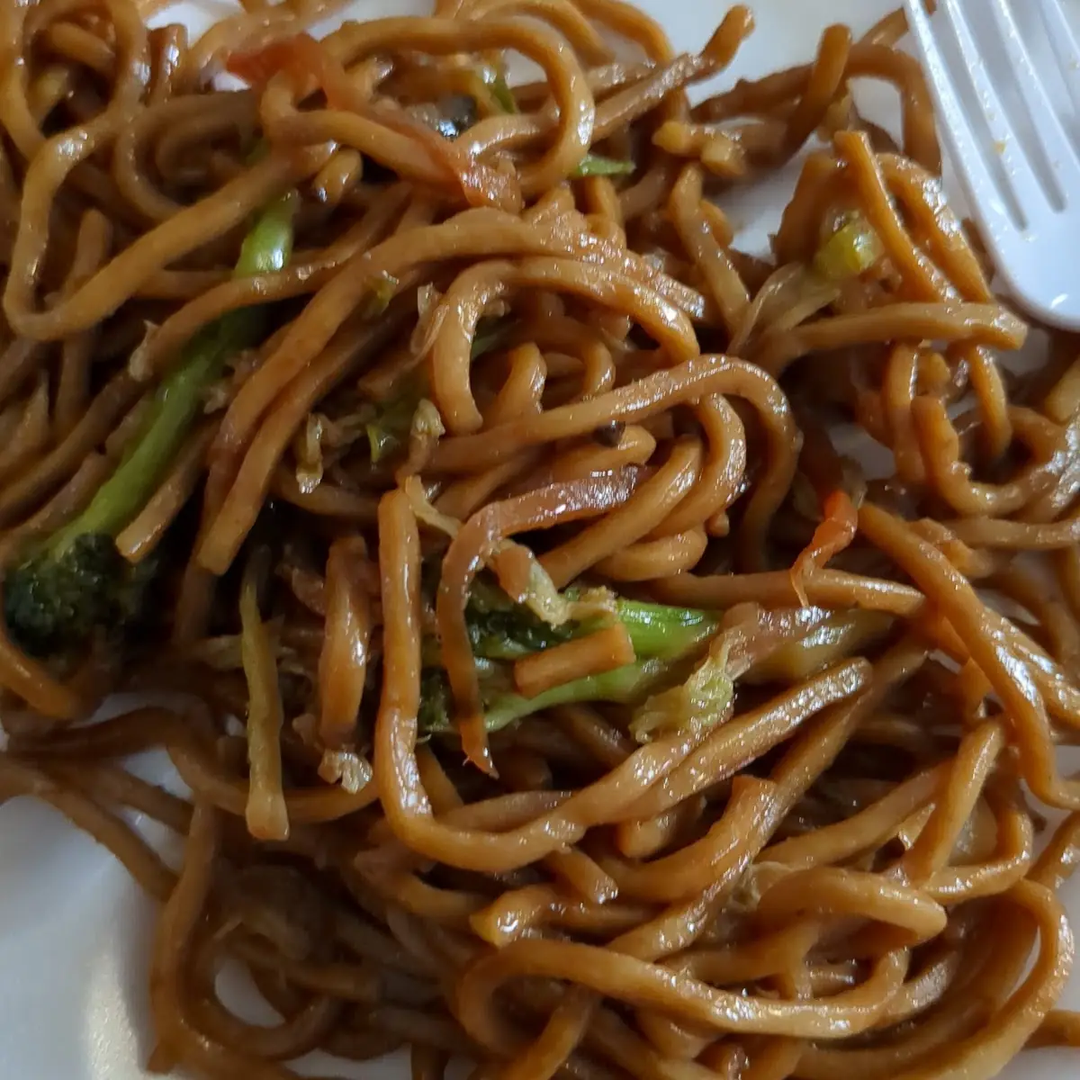 vegetable lo mein 素菜捞面